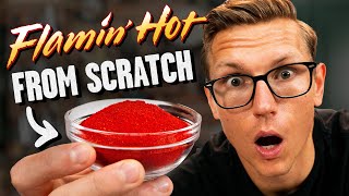 Making Flamin Hot Cheetos Powder From Scratch [upl. by Akkin]