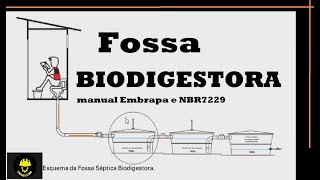 Como fazer Fossa Biodigestora  Manual EMBRAPA modelo Comercial [upl. by Wilmott28]