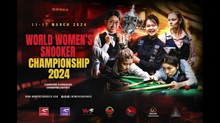 World Womens Snooker Championship 2024 Day 4 Finals of U21 amp Seniors [upl. by Joette102]