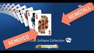 How do I reinstall Microsoft Solitaire Collection [upl. by Colwell299]