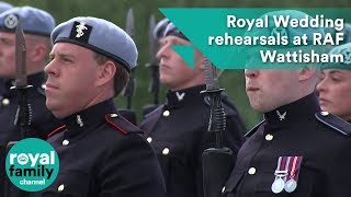 Royal Wedding rehearsals at RAF Wattisham [upl. by Nisbet]