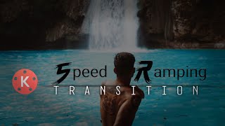 Speed Ramp Transition Effect in Kinemaster Mobile App  Video Editing in Android  Mobile Filmmaking [upl. by Anaicul585]