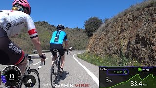 Cycling Video for Indoor Bike Training 90 Minute Spain 4K Ultra HD Garmin Video [upl. by Hengel]