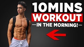 10 MIN MORNING WORKOUT NO EQUIPMENT BODYWEIGHT WORKOUT [upl. by Ludovika]