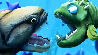 GIANT BROWURAG VS GIANT BIBOS  Feed and Grow Fish  Part 13  Pungence [upl. by Yorick]