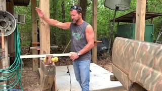 How to Make Homemade Sledgehammer amp Hatchet Handles [upl. by Wolsniw]