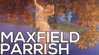 Maxfield Parrish A collection of 55 paintings HD [upl. by Ahsinev356]