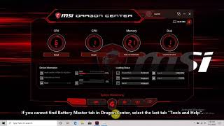 MSI® HOWTO use Battery Calibration Tool [upl. by Ailadgim738]