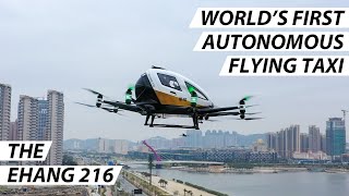 Dubais flying drone taxi service is lifting off  Engadget Today [upl. by Ecidnarb]