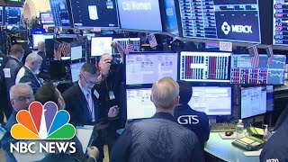 Stock Trading Halted After Markets Plunge At Market Open  NBC News [upl. by Ollecram]