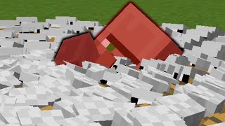 So I made every mob aggressive in Minecraft [upl. by Naletak181]