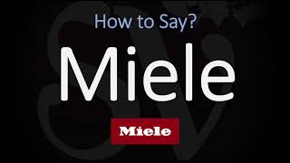 How to Pronounce Miele CORRECTLY [upl. by Latty]