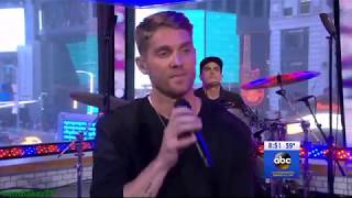 Brett Young performs Mercy LIVE on Good Morning America 23 April 2018 [upl. by Sev869]