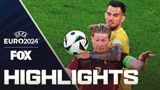 Belgium vs Romania Highlights  UEFA Euro 2024 [upl. by Iver]