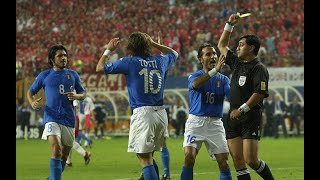 LA PARTITA PIÙ MALEDETTA DELLITALIA AI MONDIALI HD  Italia  Corea del Sud 2002 Bruno Pizzul [upl. by Yllier]