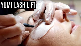 YUMI LASH LIFT amp TINT  The Process  amanda devon [upl. by Ellene]