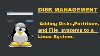 Disk Partitioning in Linux  Adding Disks Partitions amp File systems  RHEL7CentOS7 [upl. by Lipinski]