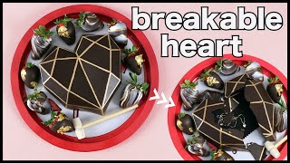 Breakable Chocolate Heart SURPRISE [upl. by Ainit276]