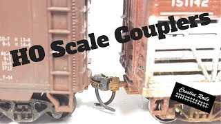 HO Scale Couplers What I Use and Why [upl. by Llenrup]