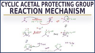 Cyclic Acetal Protecting Group Reaction and Mechanism [upl. by Halyk]