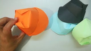 Cómo hacer un SOMBRERO de papel fácil  How To Make a Paper Hat Origami [upl. by Attezi762]