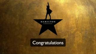 Congratulations  Hamilton Lyrics [upl. by Safire]