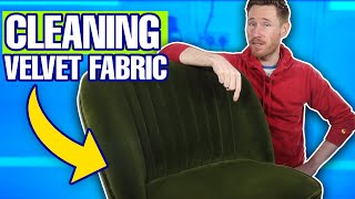 How To Clean Velvet Upholstery amp Velvet Fabric  Satisfying Velvet Upholstery Cleaning [upl. by Adele26]