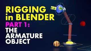 Beginners Guide to Rigging in Blender  Pt 1 The Armature Object [upl. by Hepza338]