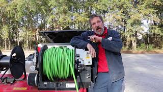 Operating a Plumbing Sewer Jetter [upl. by Storz]