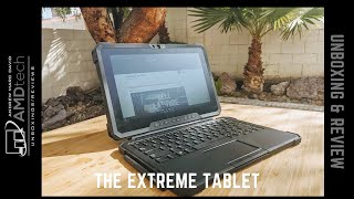 Dell Latitude 7220 Rugged Extreme Tablet Unboxing amp Review [upl. by Enajharas]