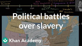 Slavery and Missouri Compromise in early 1800s  US History  Khan Academy [upl. by Nelyaw630]