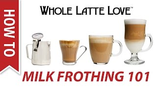 Milk Frothing for Beginners [upl. by Filia]