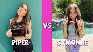 Piper Rockelle Vs Symonne Harrison TikTok Dance Compilation [upl. by Allyce]