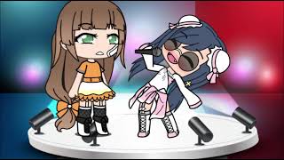 Marinette vs Lila singing battle for adrien • Gacha Life• [upl. by Trescott593]