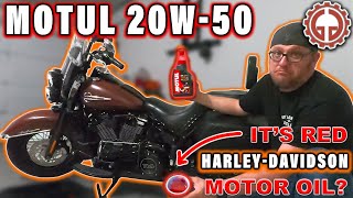 HarleyDavidson Oil Change Motul 20W50 and an UltraCool update [upl. by Yasmine]