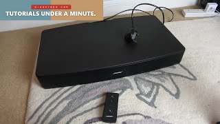 How to Reset a BOSE Solo Soundbar [upl. by Ojaras]