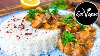 Perfect Vegan dinner  Mushroom Stroganoff [upl. by Haidabez]