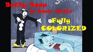 Betty Boop Fully Colorized Snow White 1933 [upl. by Auof]