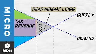 Tax Revenue and Deadweight Loss [upl. by Esiocnarf]