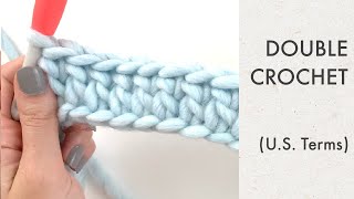 Double Crochet Tutorial for Beginners [upl. by Herve703]