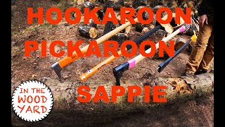 327  Pickaroons Hookaroons and Sappies  Husqvarna vs Stihl vs Logrite vs Fiskars Comparison [upl. by Ailsa]