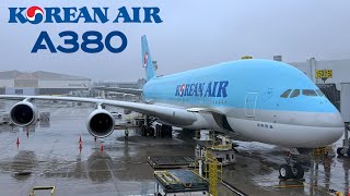 🇺🇸 Los Angeles LAX to Seoul ICN 🇰🇷 Korean Air Airbus A380  FULL FLIGHT REPORT Polar route [upl. by Theall]