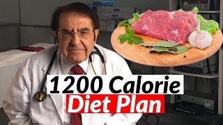 Dr Nowzaradan 1200 Calorie Diet Plan 1000 Calorie General Diet Plan [upl. by Galer]