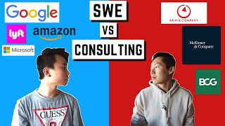 Software Engineering vs Consulting  Which path is better for you Salaries Opportunities etc [upl. by Eetsirhc]