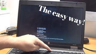 How to enter the BIOS on a HP ProBook laptop  The easy way [upl. by Gilroy]