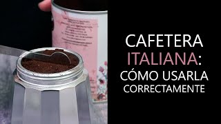 CÓMO USAR LA CAFETERA ITALIANA Guía básica para preparar café [upl. by Shriver265]