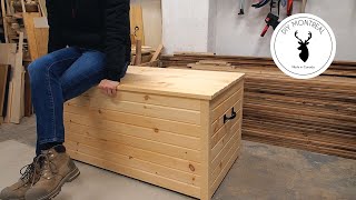 Wooden Storage Chest DIY [upl. by Edison]