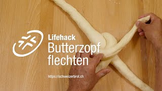 Butterzopf flechten [upl. by Lieberman]