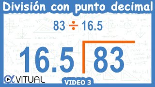 ➗ Cómo hacer una DIVISIÓN con PUNTO DECIMAL AFUERA [upl. by Macswan374]