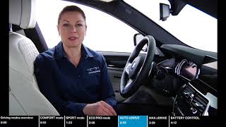 iPerformance Driving Dynamics Control and eDrive Modes Overview  BMW HowTo [upl. by Cressida]